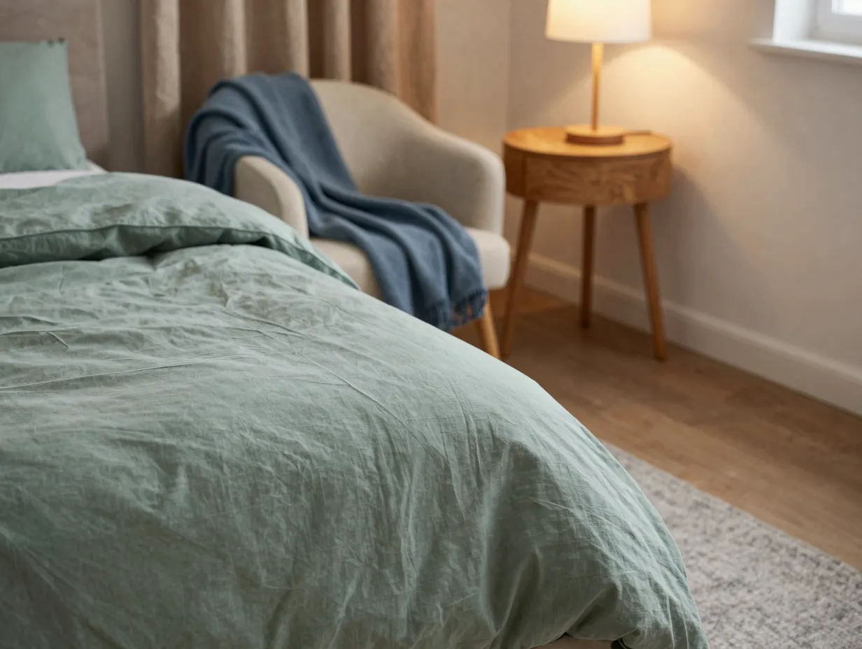 Choose a calming nature inspired color palette