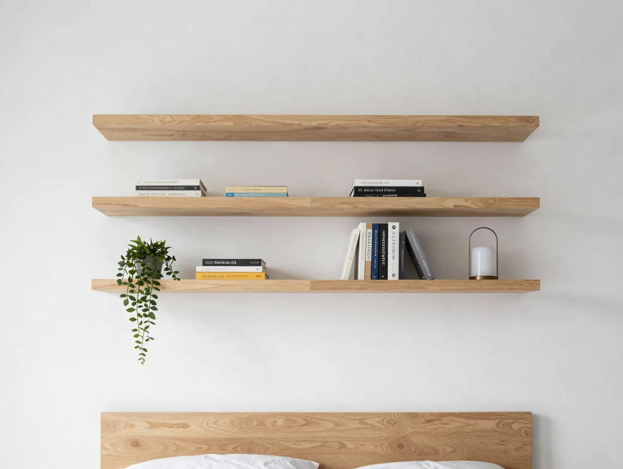 Go vertical with shelving and storage