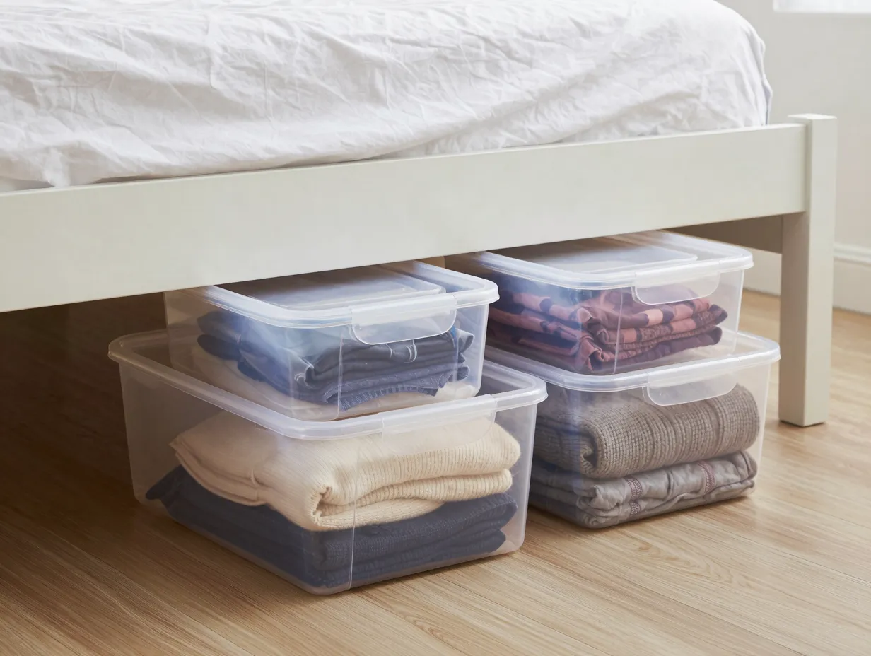 Maximize under bed storage
