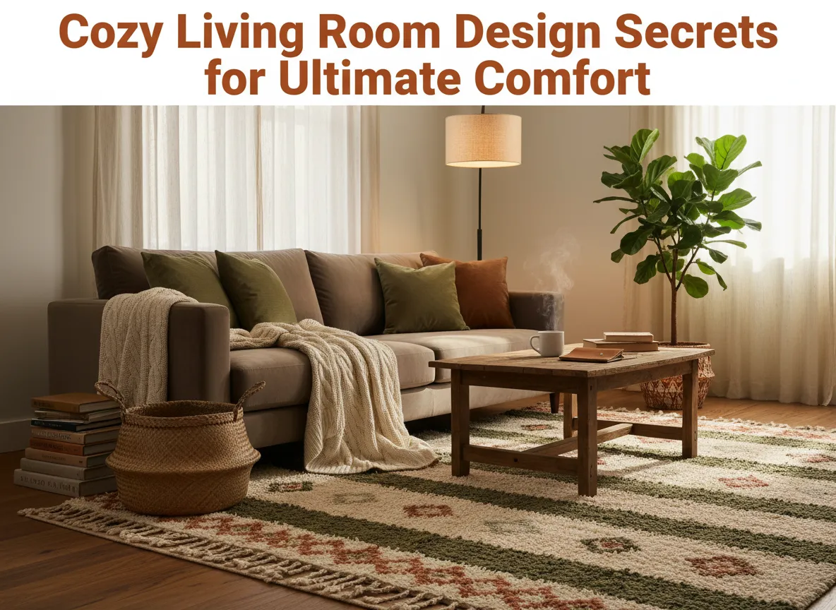 Cozy living room design secrets for ultimate comfort