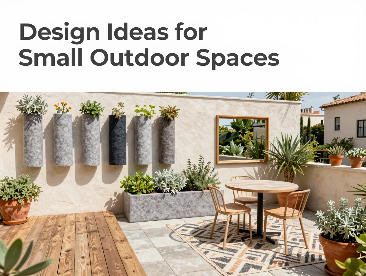 Design ideas for small outdoor spaces
