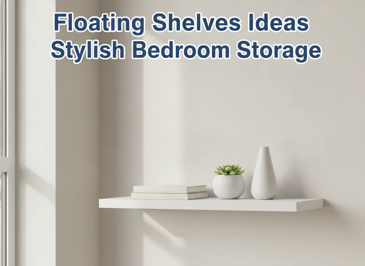 Floating shelves ideas stylish bedroom storage