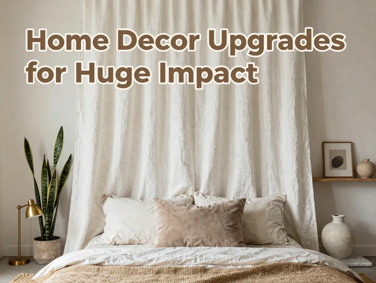 Home decor upgrades for huge impact