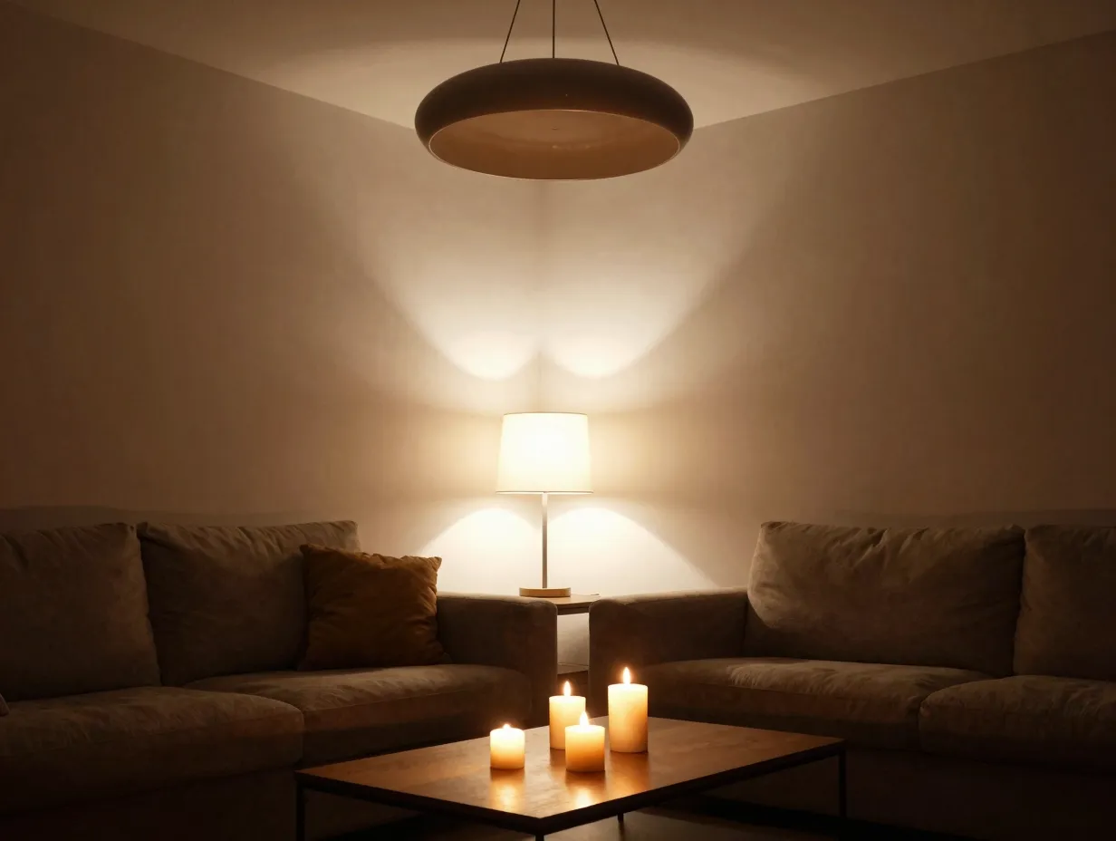 Layer your lighting across three heights
