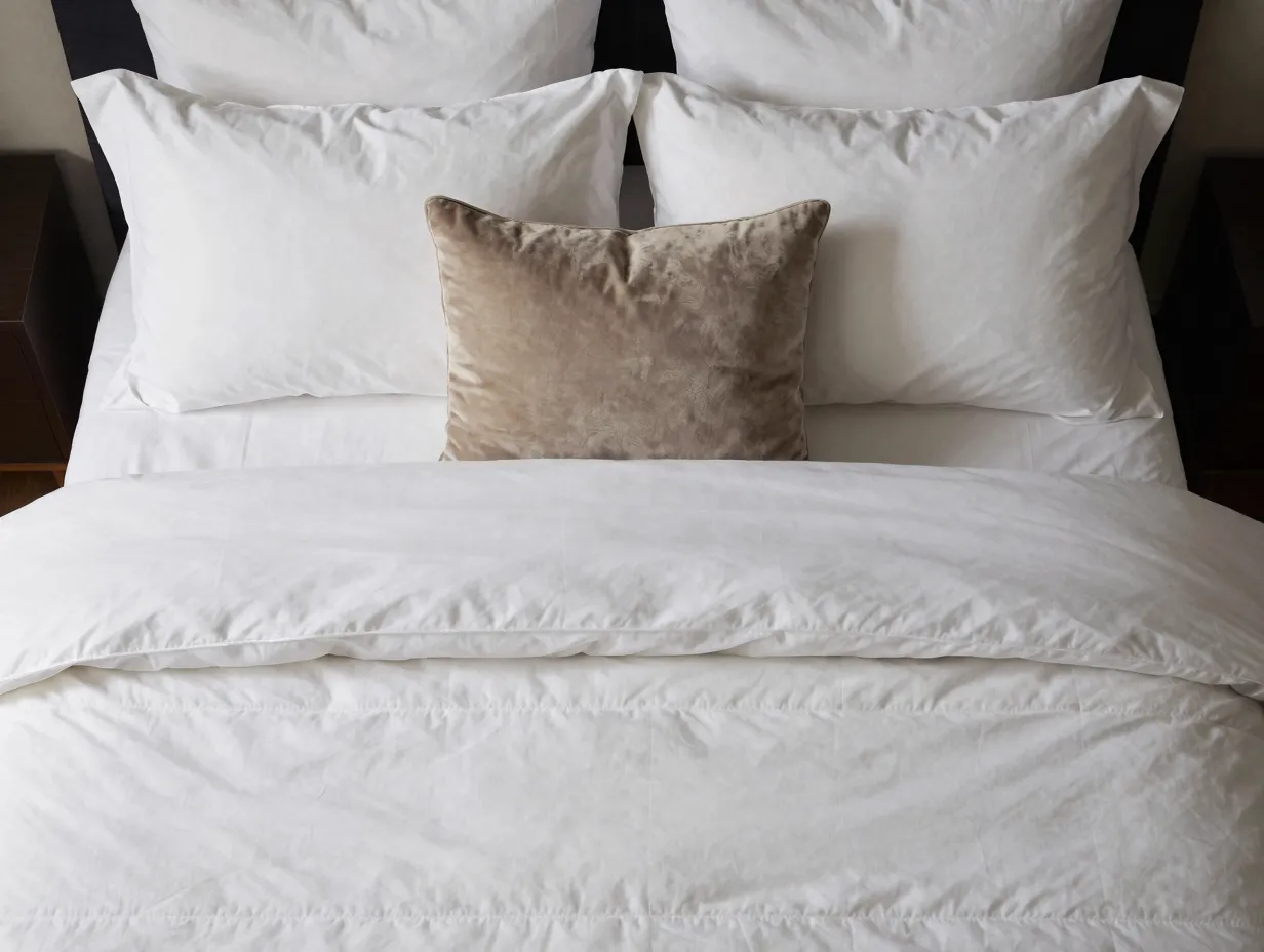 Layer bedding for a luxurious hotel quality look