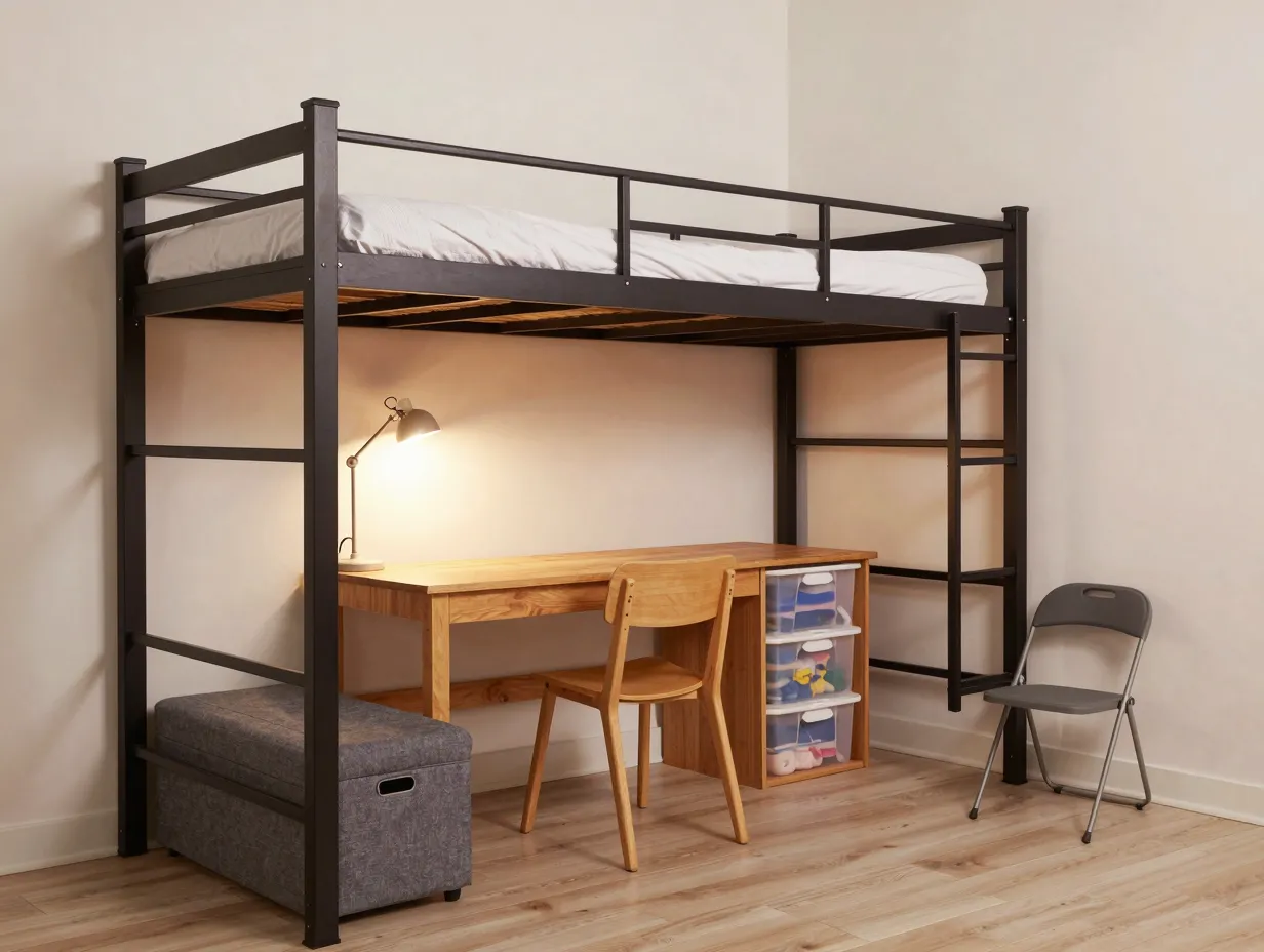 The multi functional furniture layout