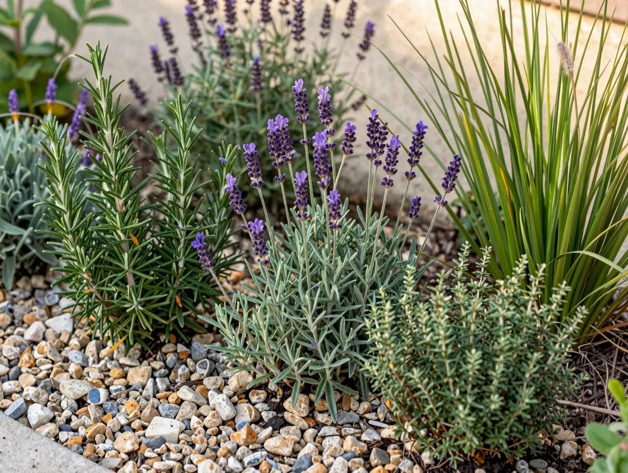Choose a drought tolerant mediterranean style plant palette