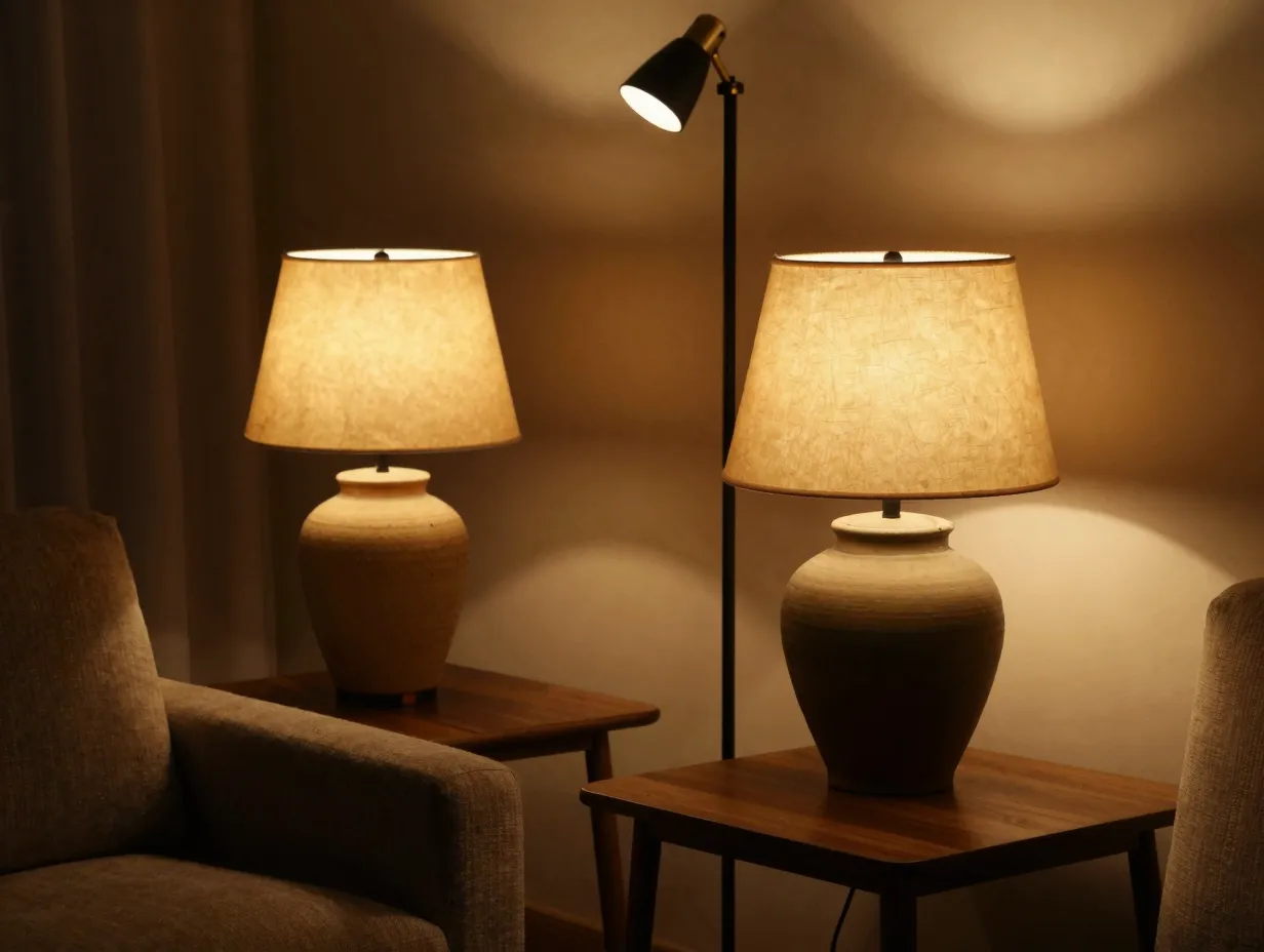 Layer your lighting with table lamps
