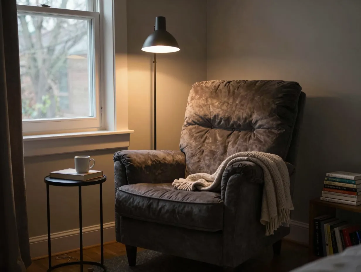 Create a dedicated nook or layered reading corner