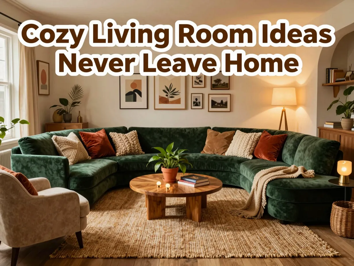 Cozy living room ideas never leave home