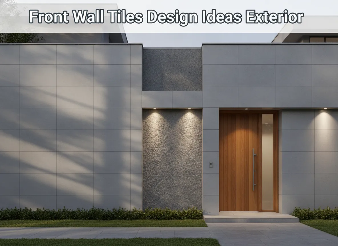 Front wall tiles design ideas exterior