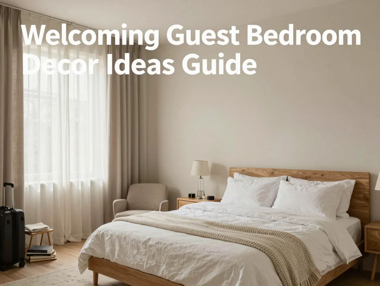 Welcoming guest bedroom decor ideas guide