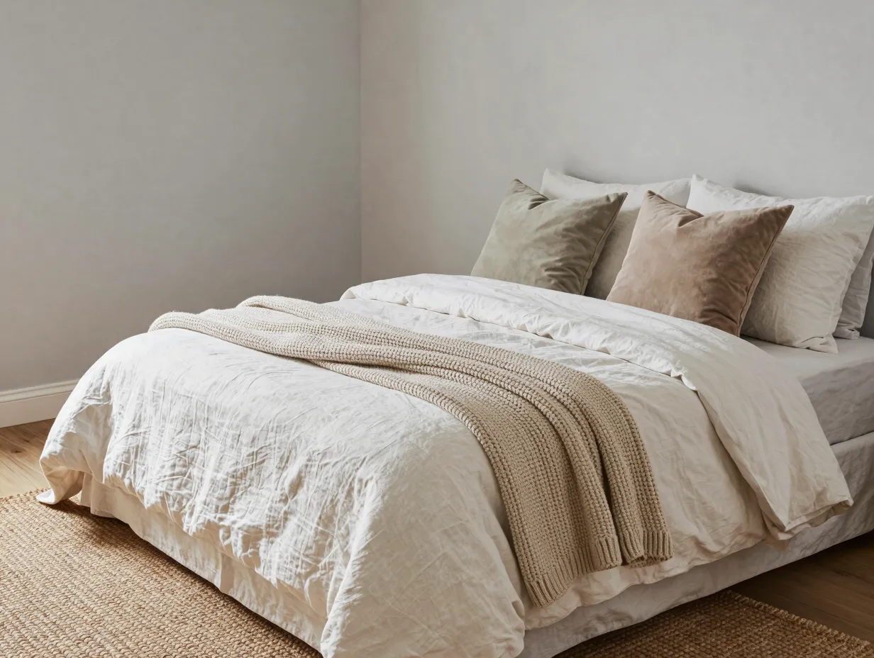 Build a neutral sanctuary with layered textures