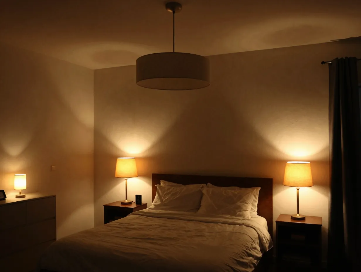 Create a layered lighting plan