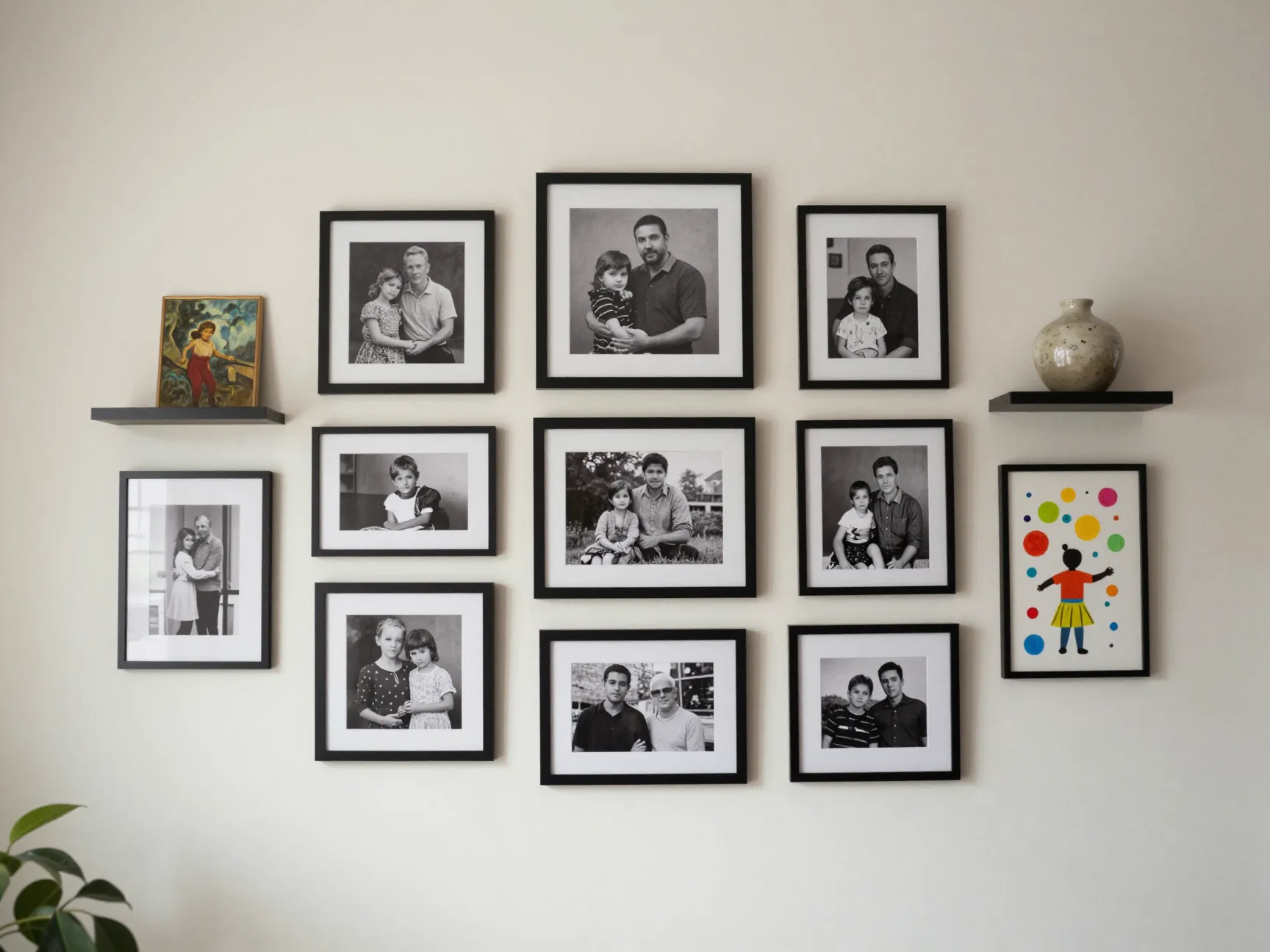 Curate a gallery wall that tells your story