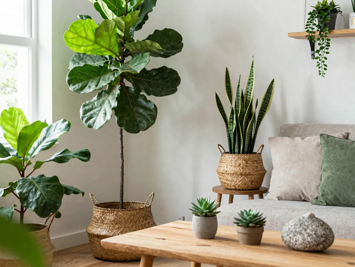 Bring the outdoors in with plants and natural elements