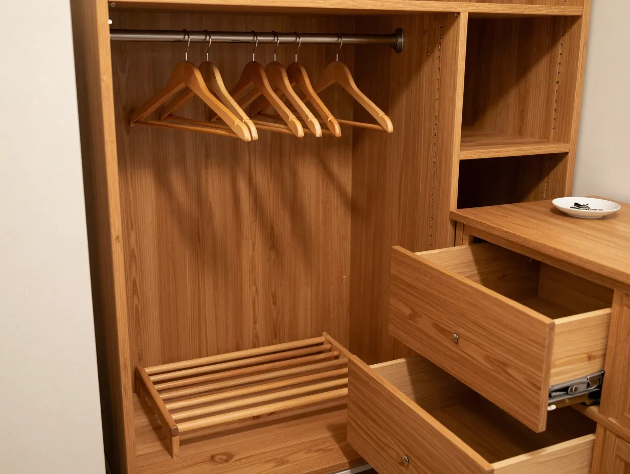 Optimize storage and organization for guests