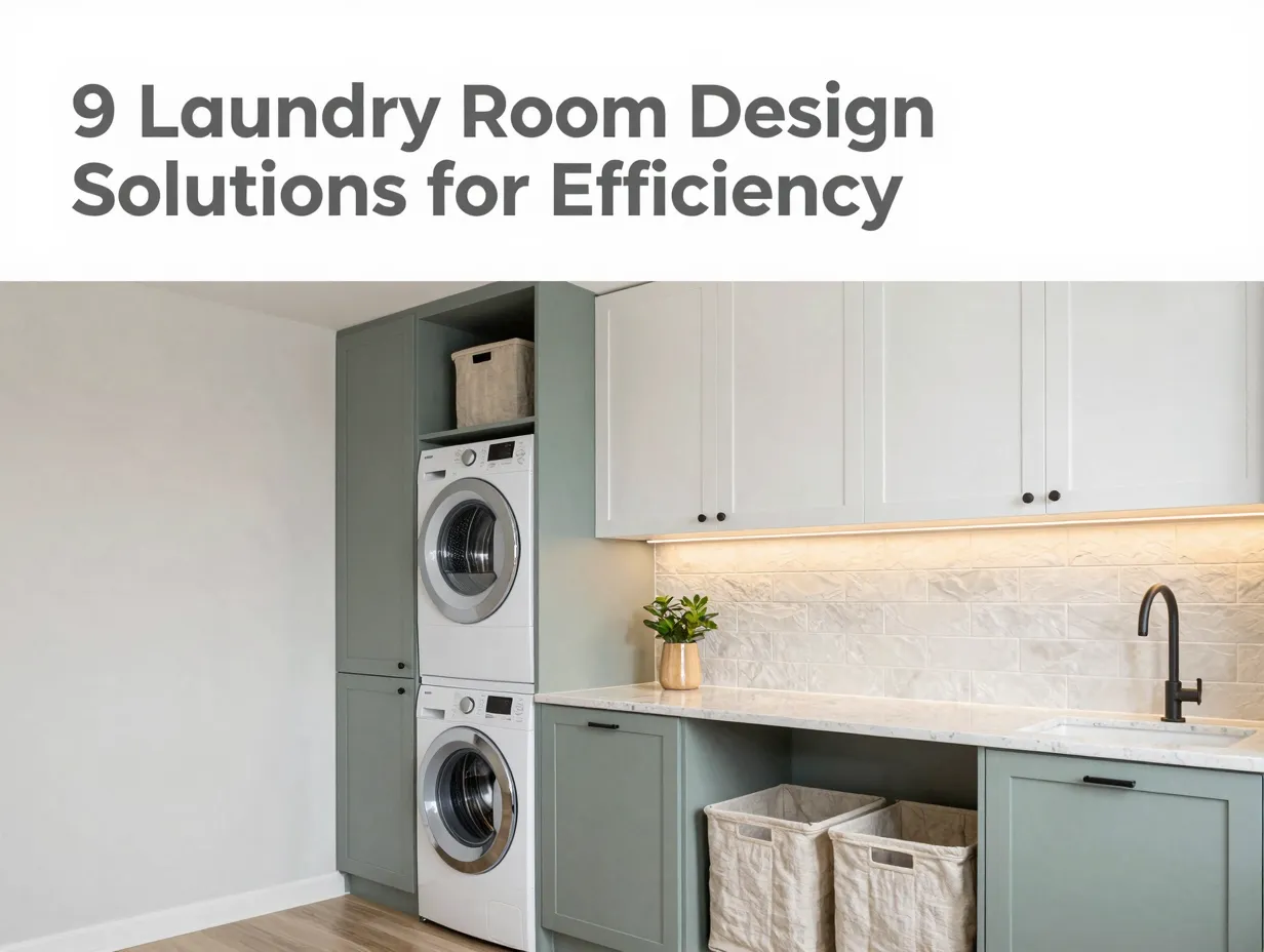 9 laundry room design solutions for efficiency