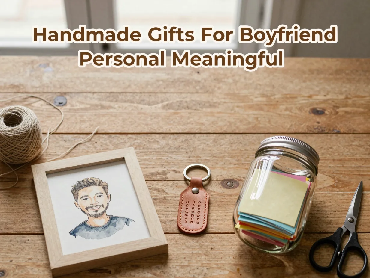 Handmade gifts for boyfriend personal meaningful