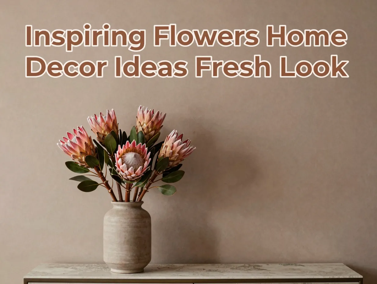 Inspiring flowers home decor ideas fresh look
