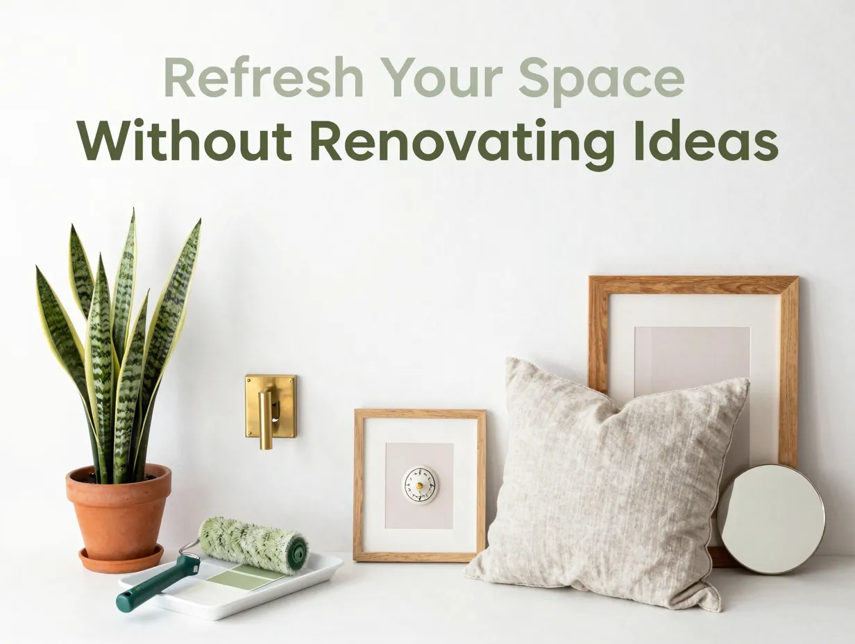 Refresh your space without renovating ideas