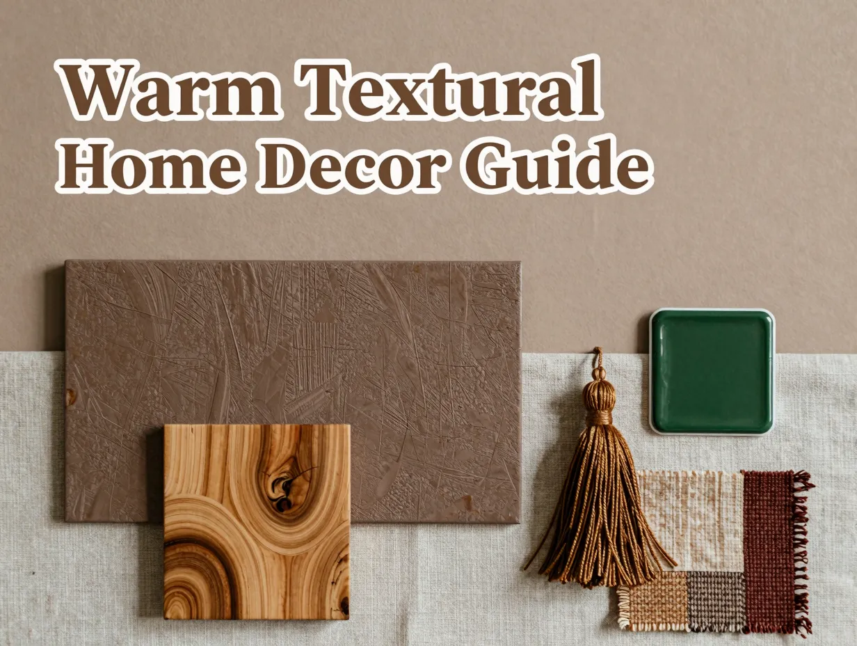 Warm textural home decor guide