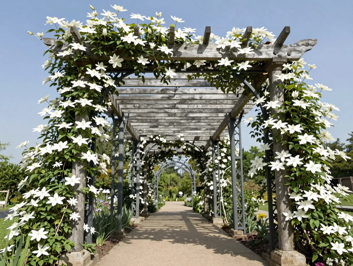 Build strong structures pergolas arches and frames