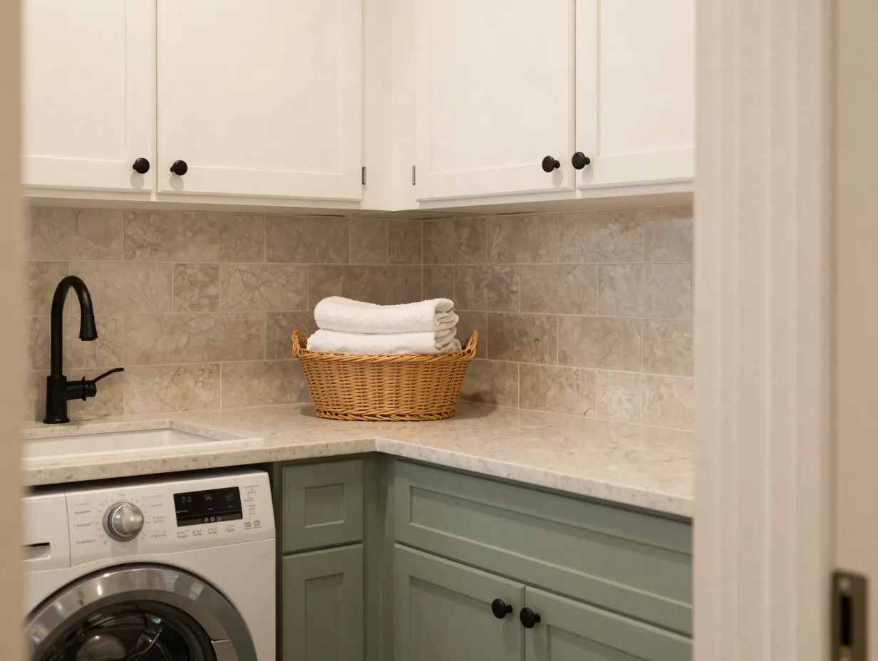 Embrace spa like finishes and calming color palettes