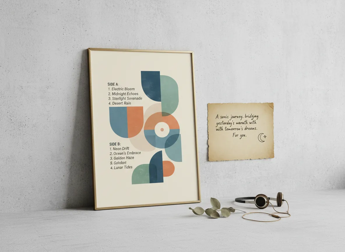 A custom playlist turned physical object