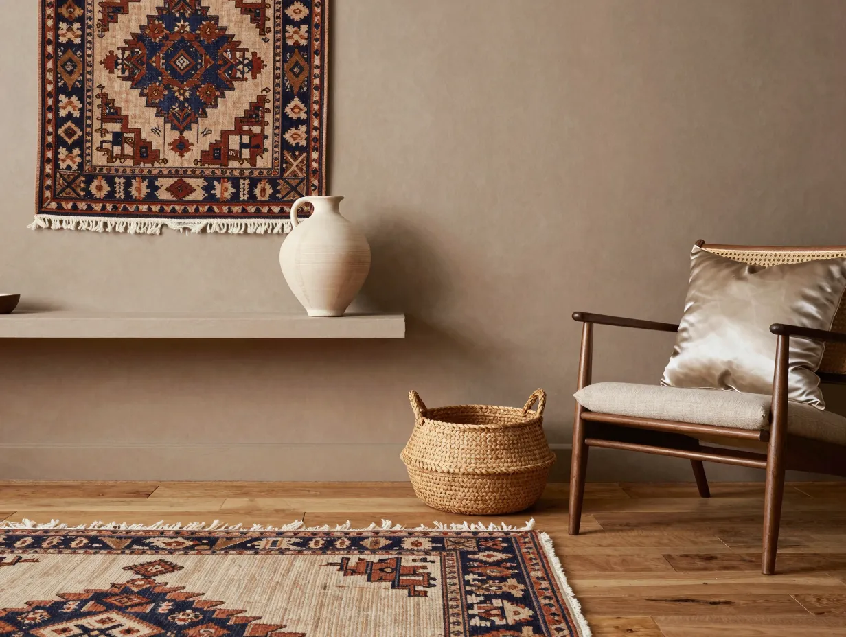 Layer textures for found luxury depth