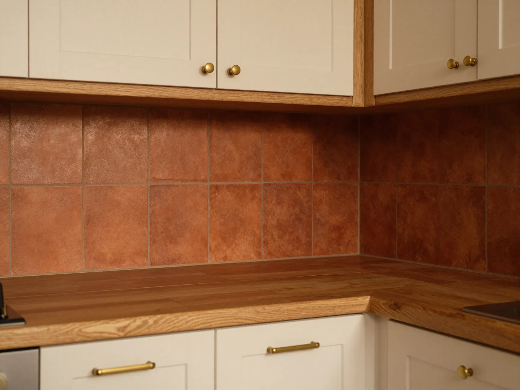Terracotta and earthy tones for warmth and character
