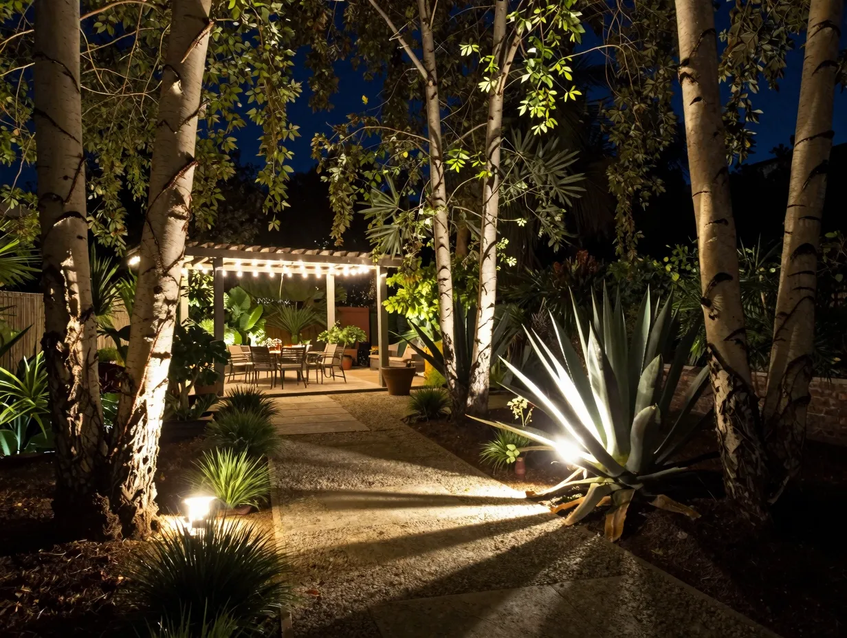 Incorporate smart outdoor lighting