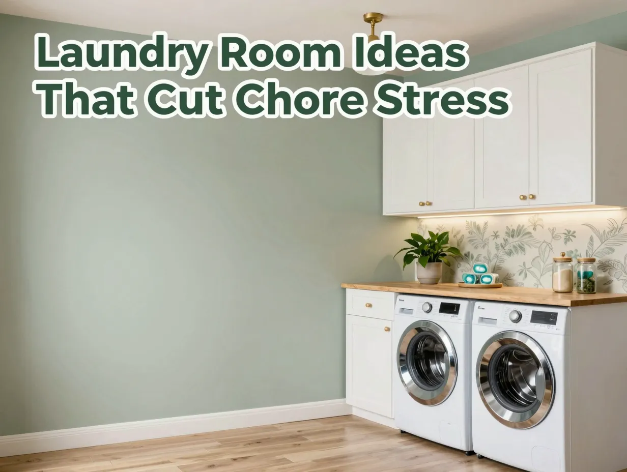 Laundry room ideas that cut chore stress
