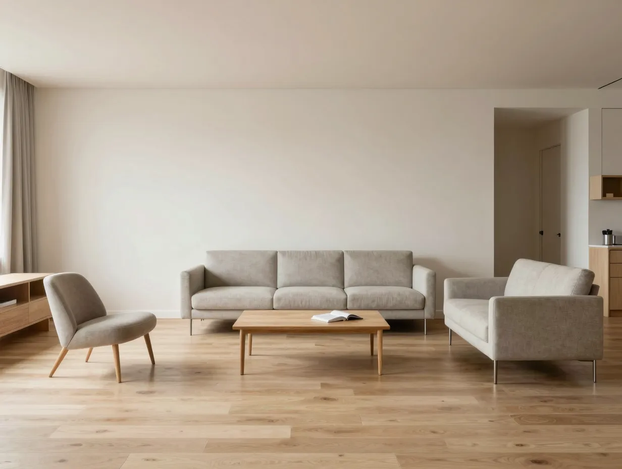 Choose low profile furniture to open up sightlines