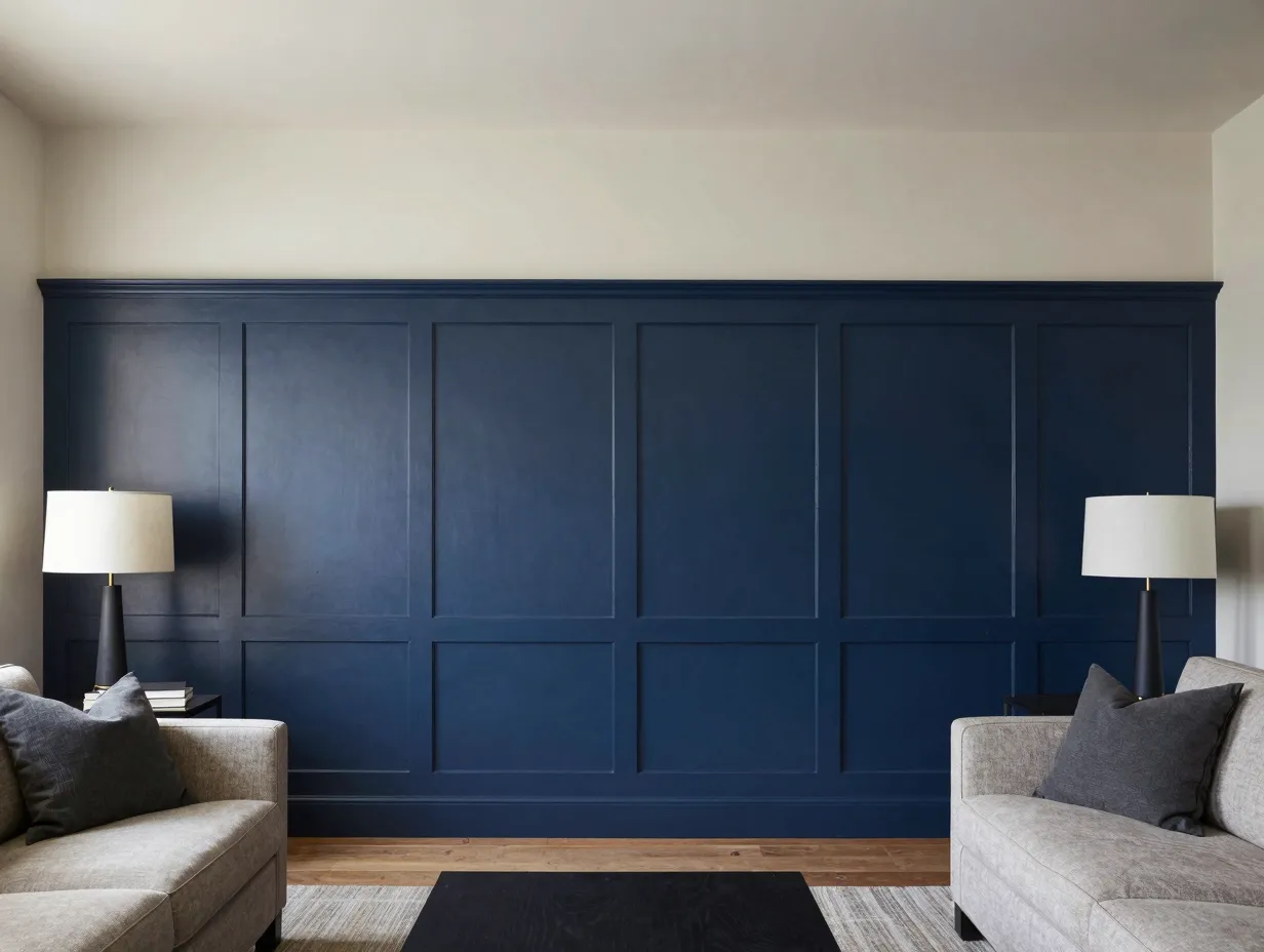 Classic shaker style wainscoting