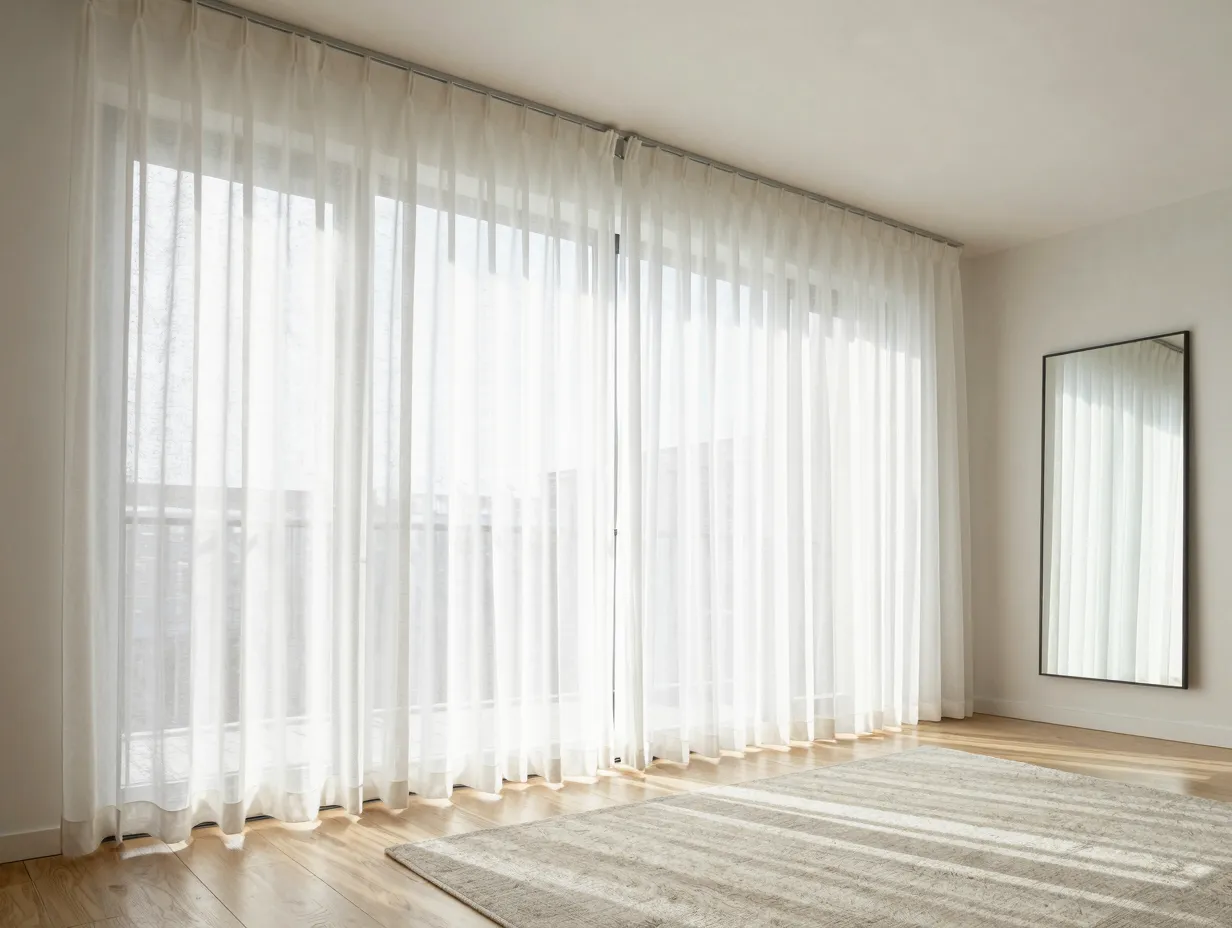 Maximize natural light with sheer window treatments