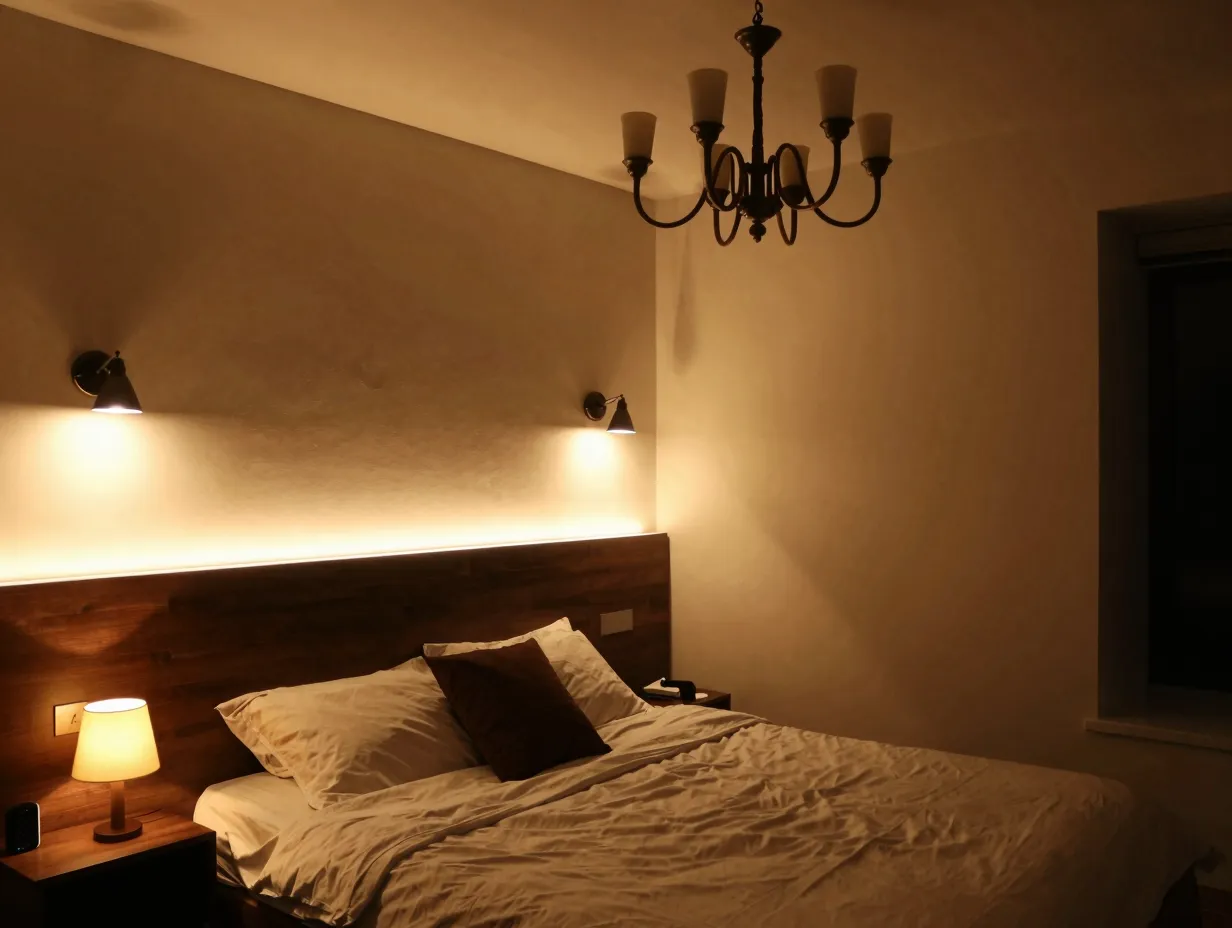 Design a layered lighting strategy