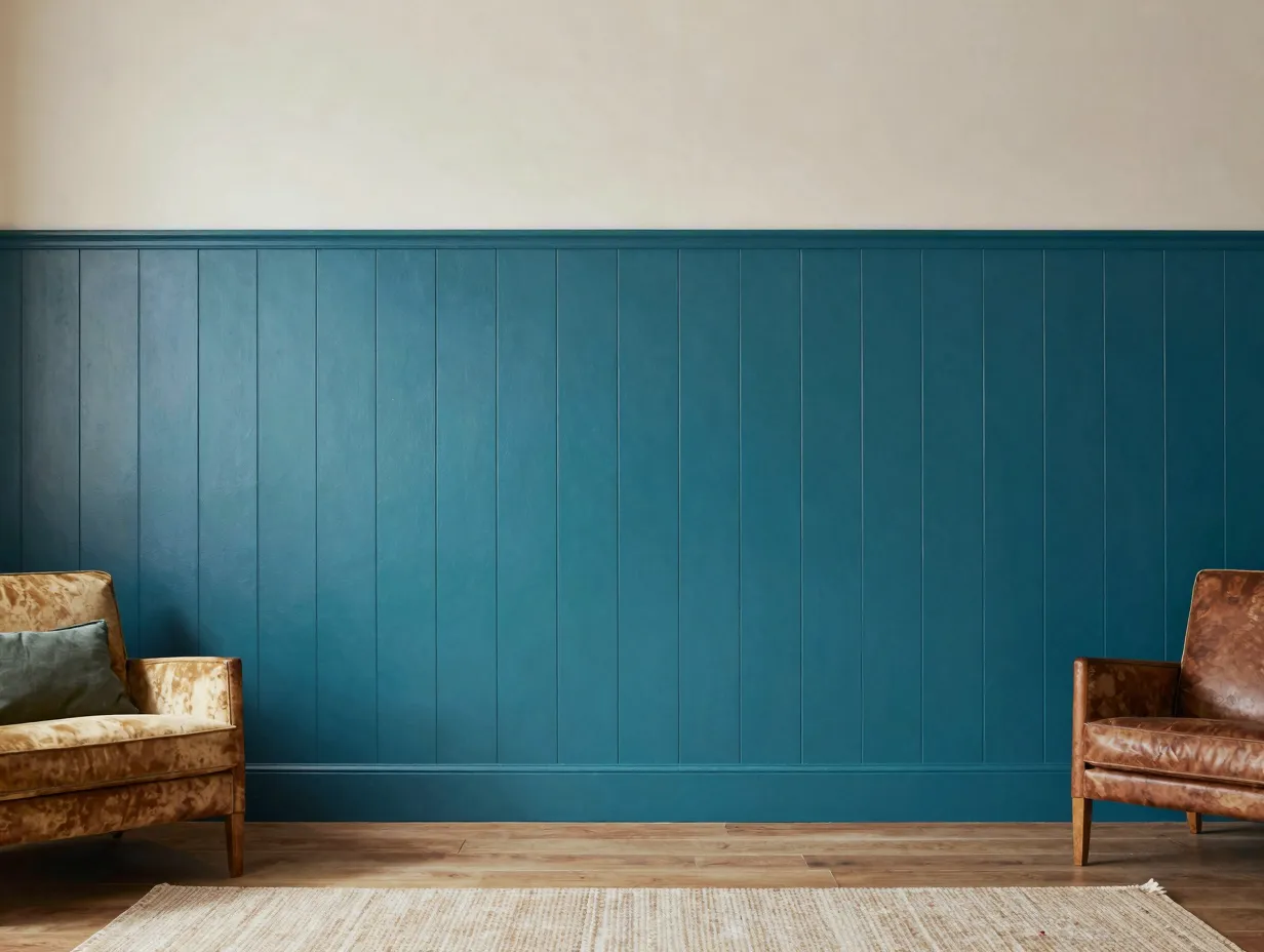 Tongue and groove paneling for timeless texture