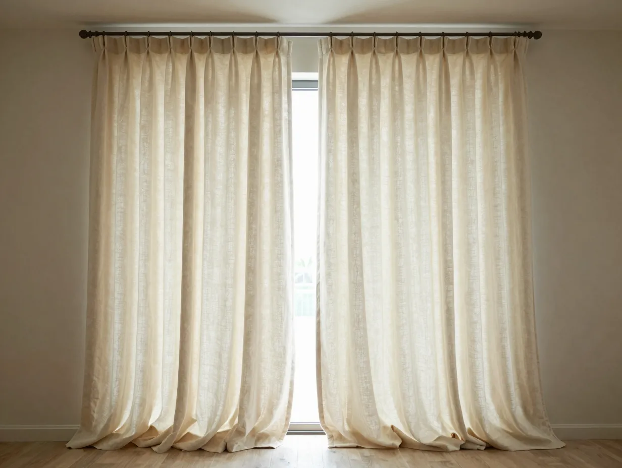 Hang curtains high and wide