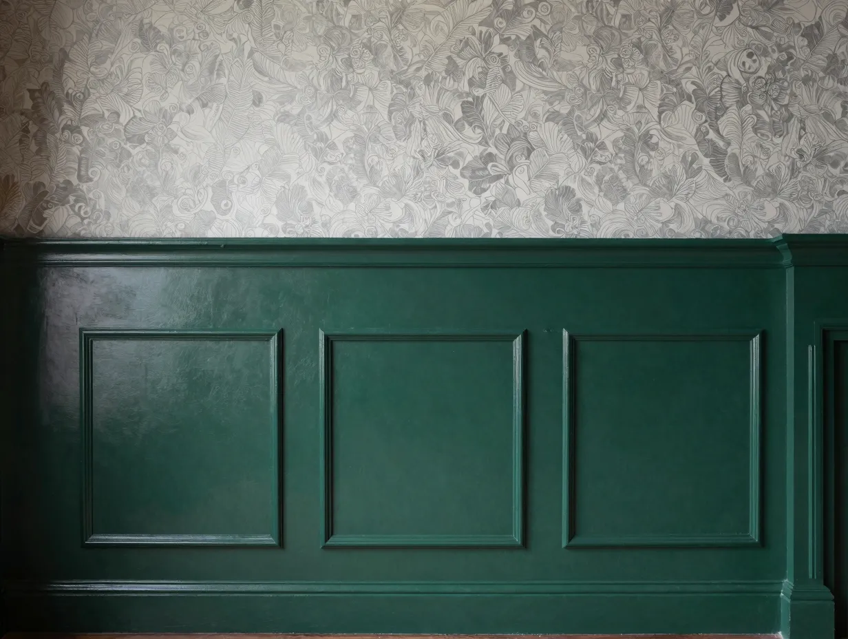 Painted mdf raised panel molding for a luxury look
