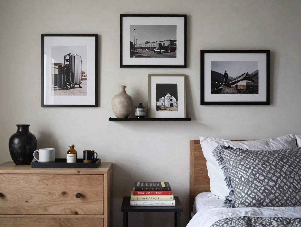 Personalize with art objects and meaningful details