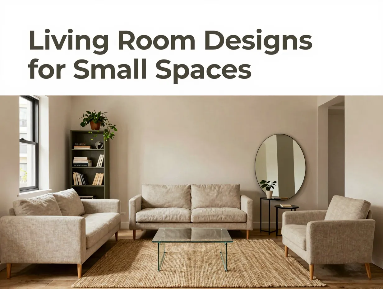 Living room designs for small spaces