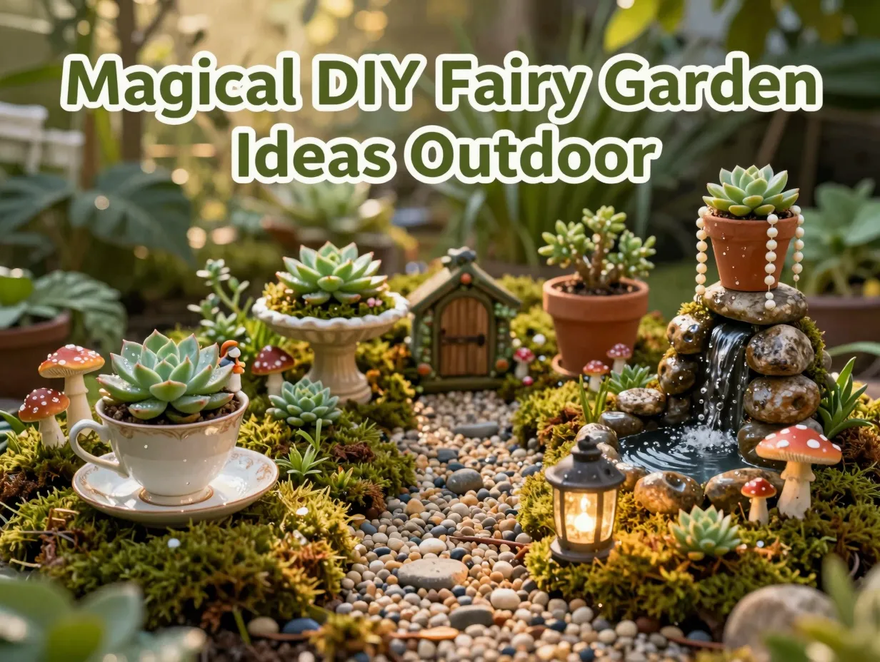 Magical diy fairy garden ideas outdoor