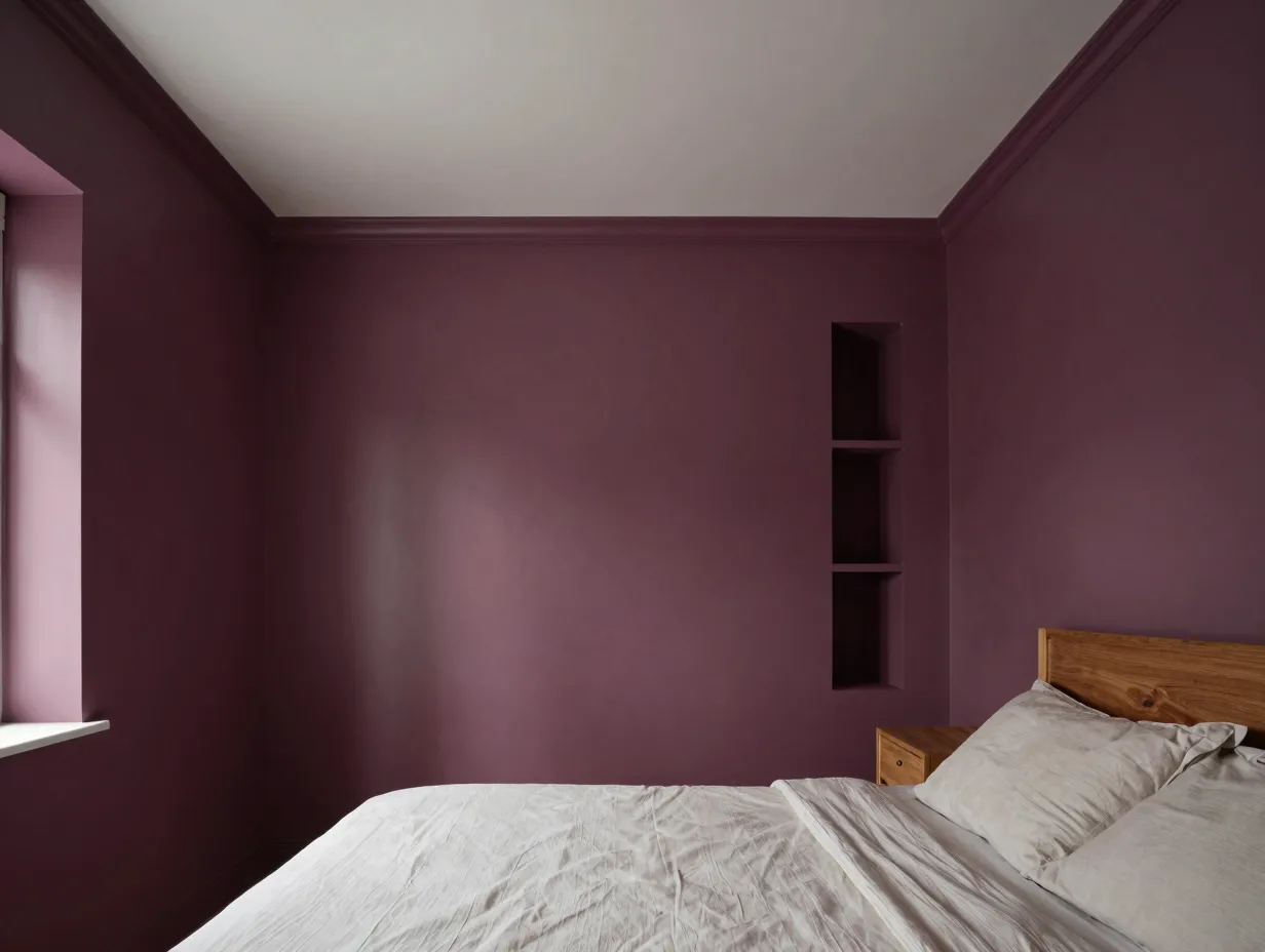 1 color drenched walls that wrap the entire room