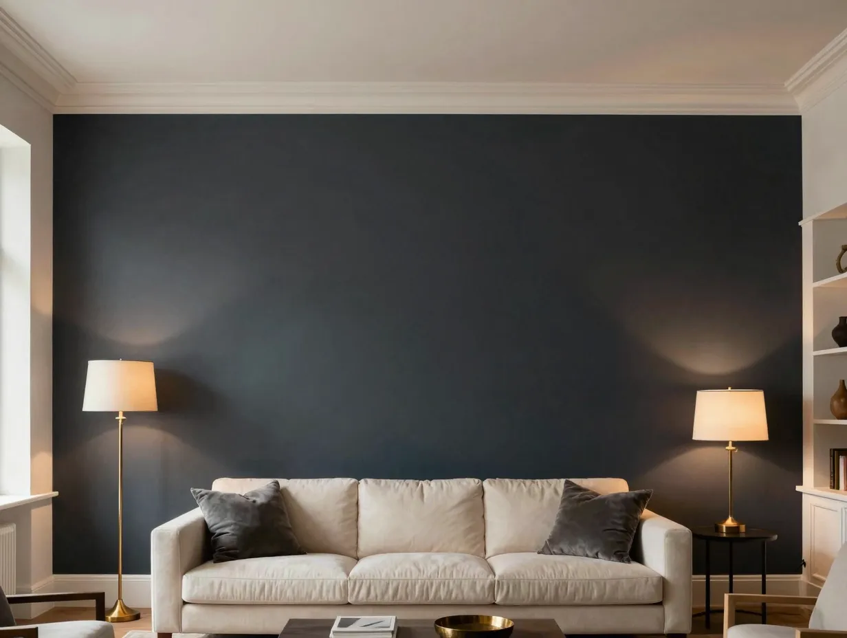 Dark and moody accent walls