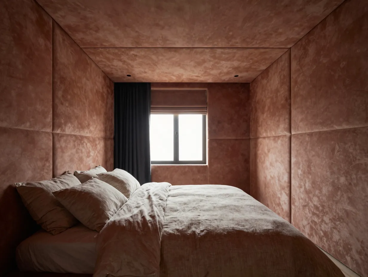 The earthy cocoon bedroom