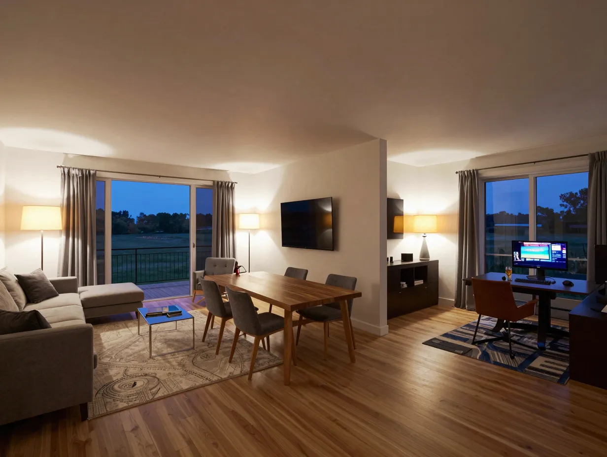 Strategic zoning in open plan spaces