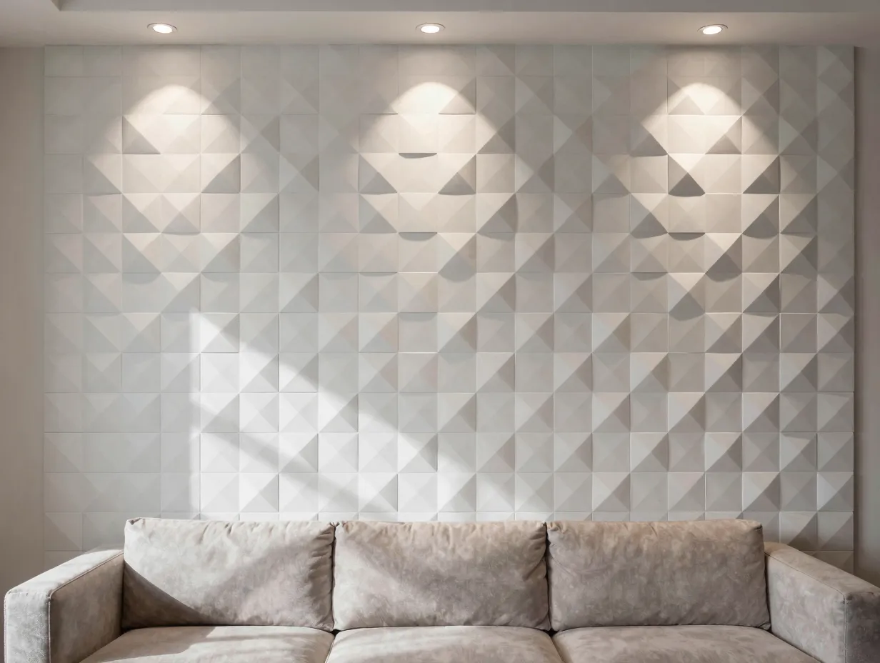 Textured 3d wall panels
