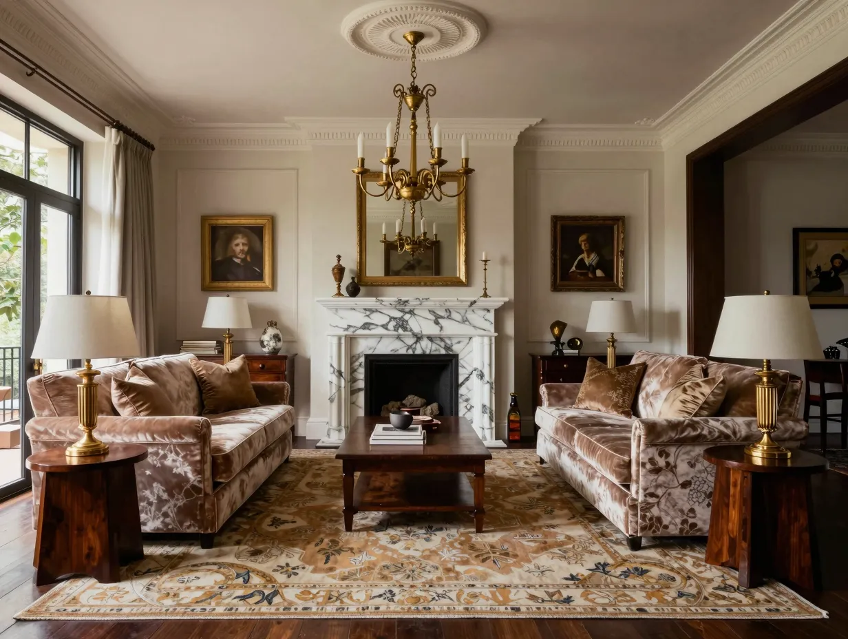 Classic elegance in open concept layouts