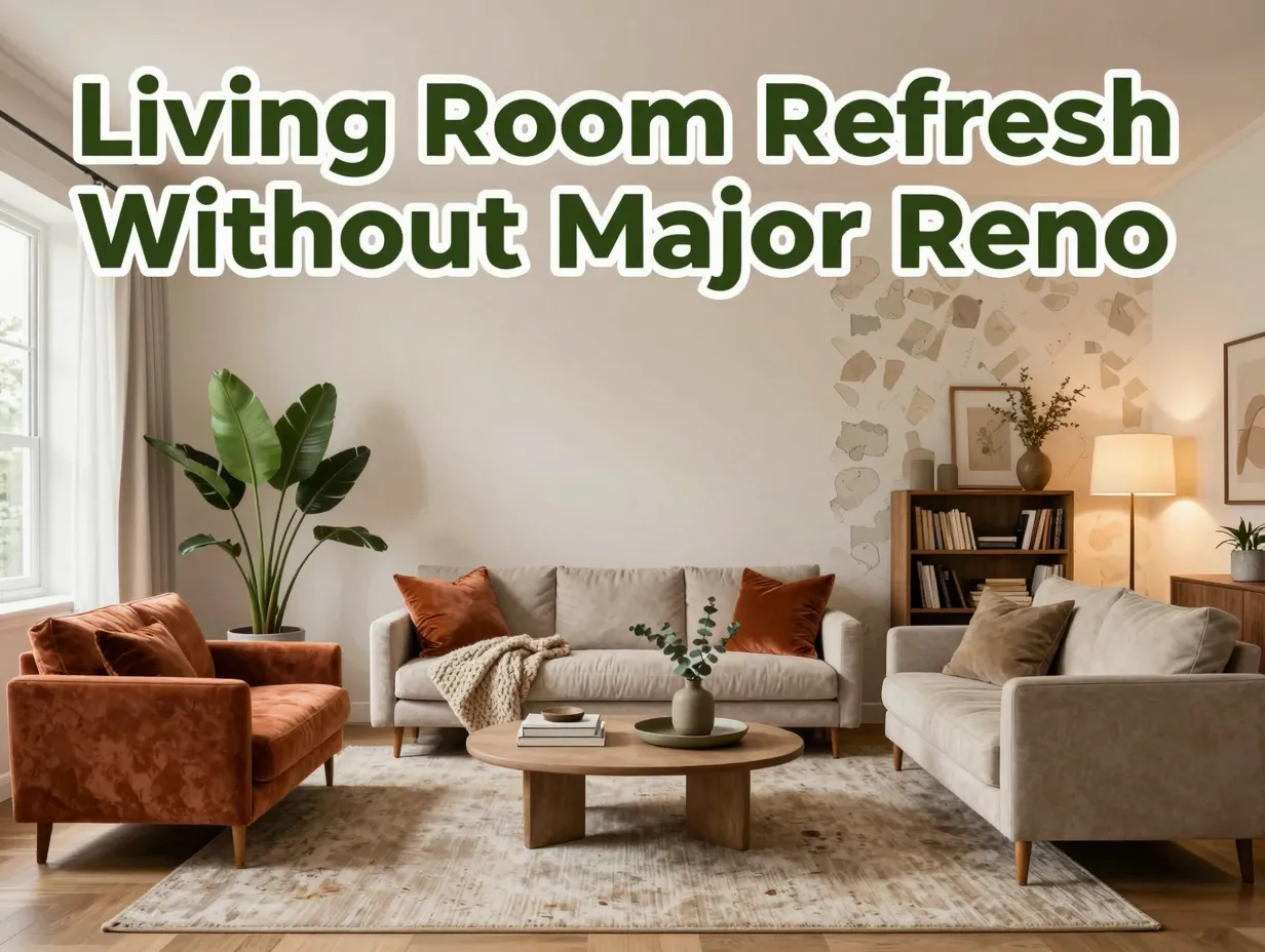 Living room refresh without major reno